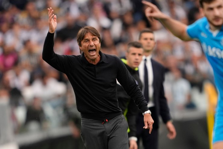 Conte a Napoli - LaPresse - SAmpGazzetta.it