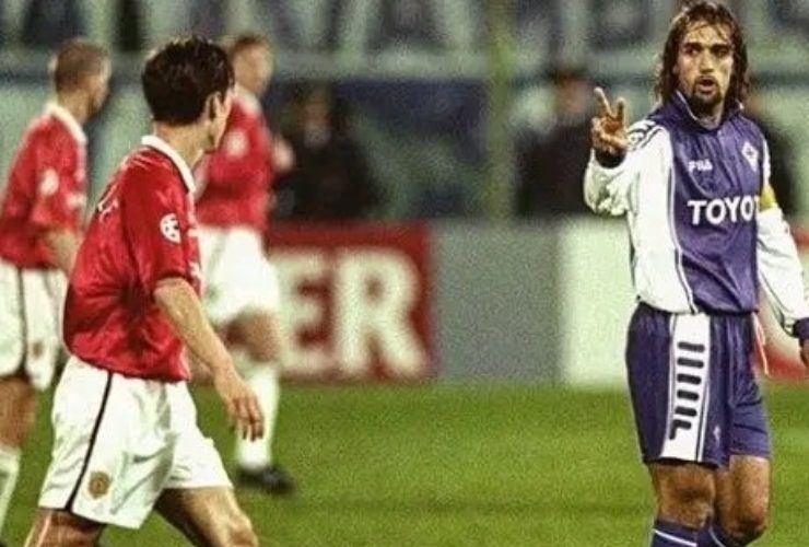 Batistuta vs Manchester United - Facebook - SAmpGazzetta.it