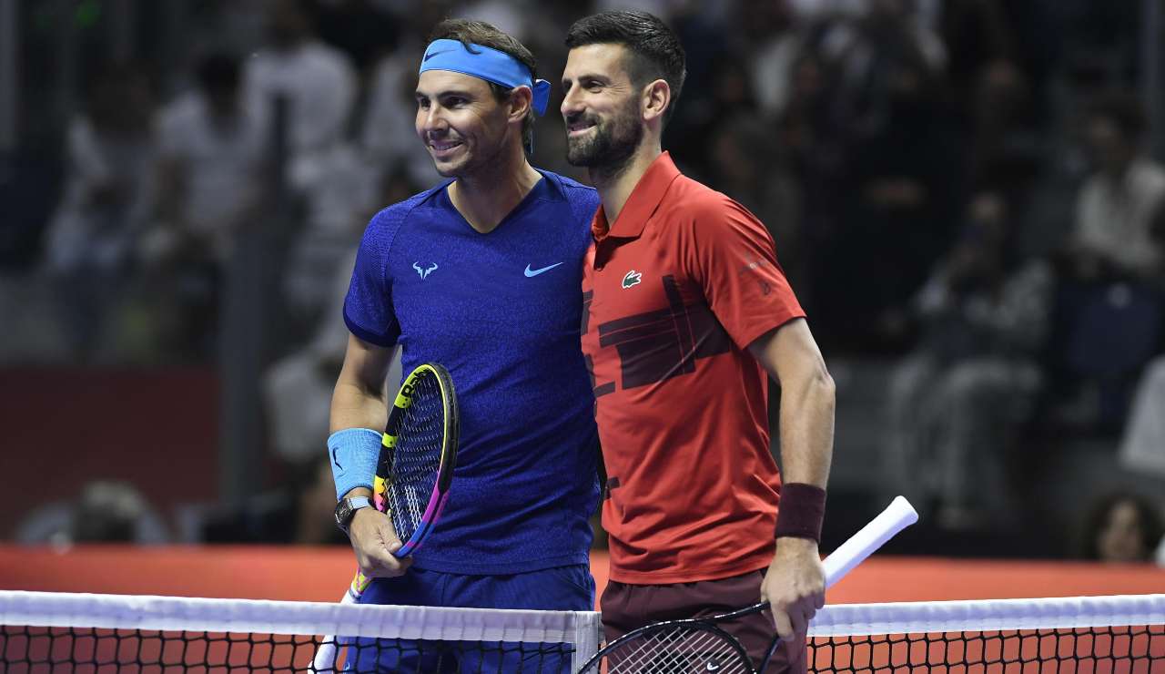 Nadal e Djokovic - Ansa - SAmpGazzetta.it