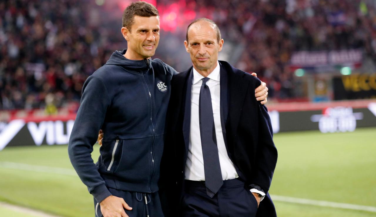 Thiago Motta e Allegri