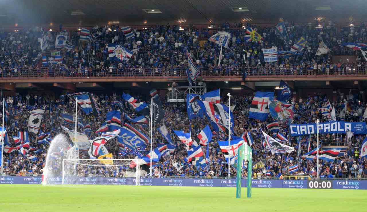 Tifosi della Samp in festa