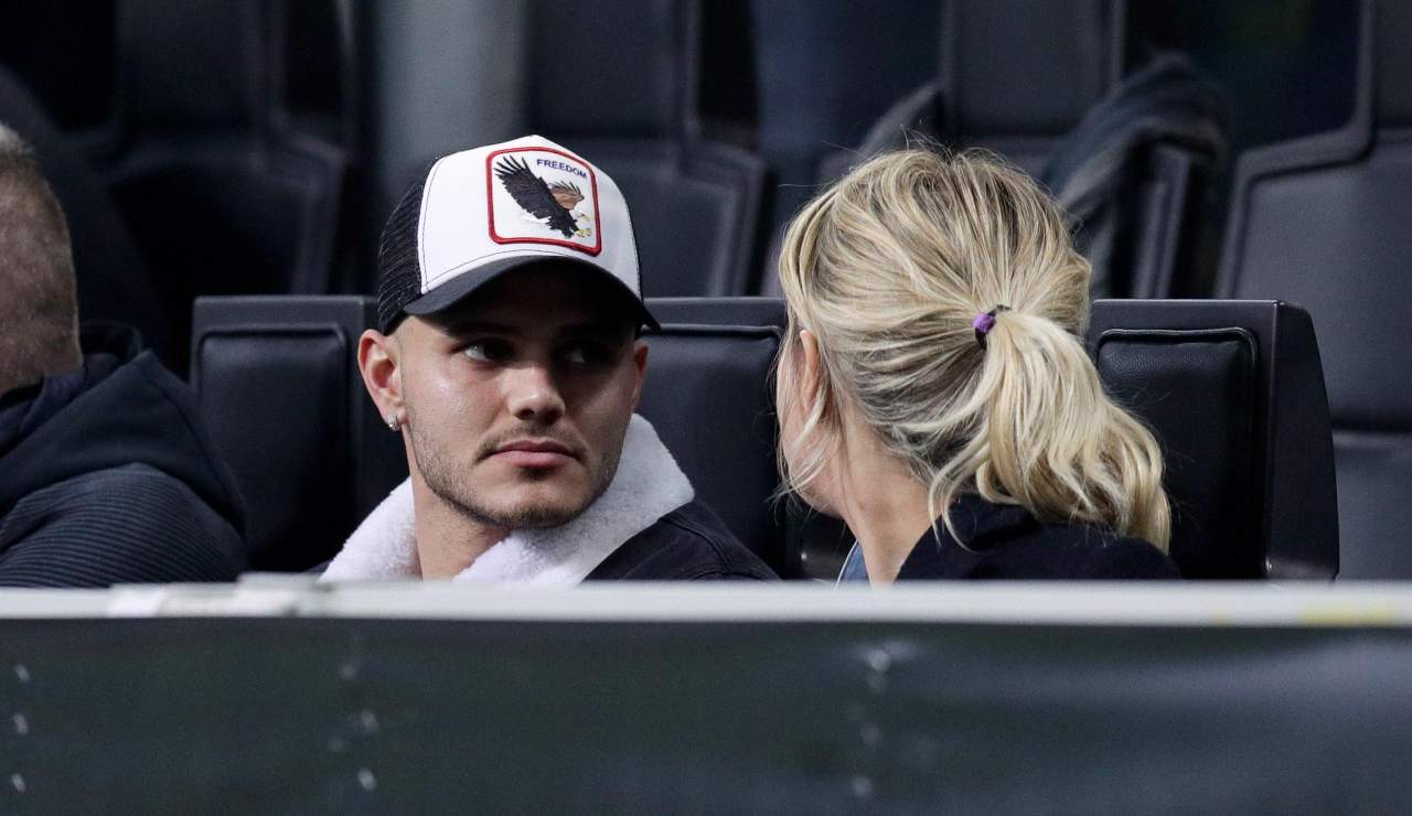 Wanda Nara e Icardi allo stadio