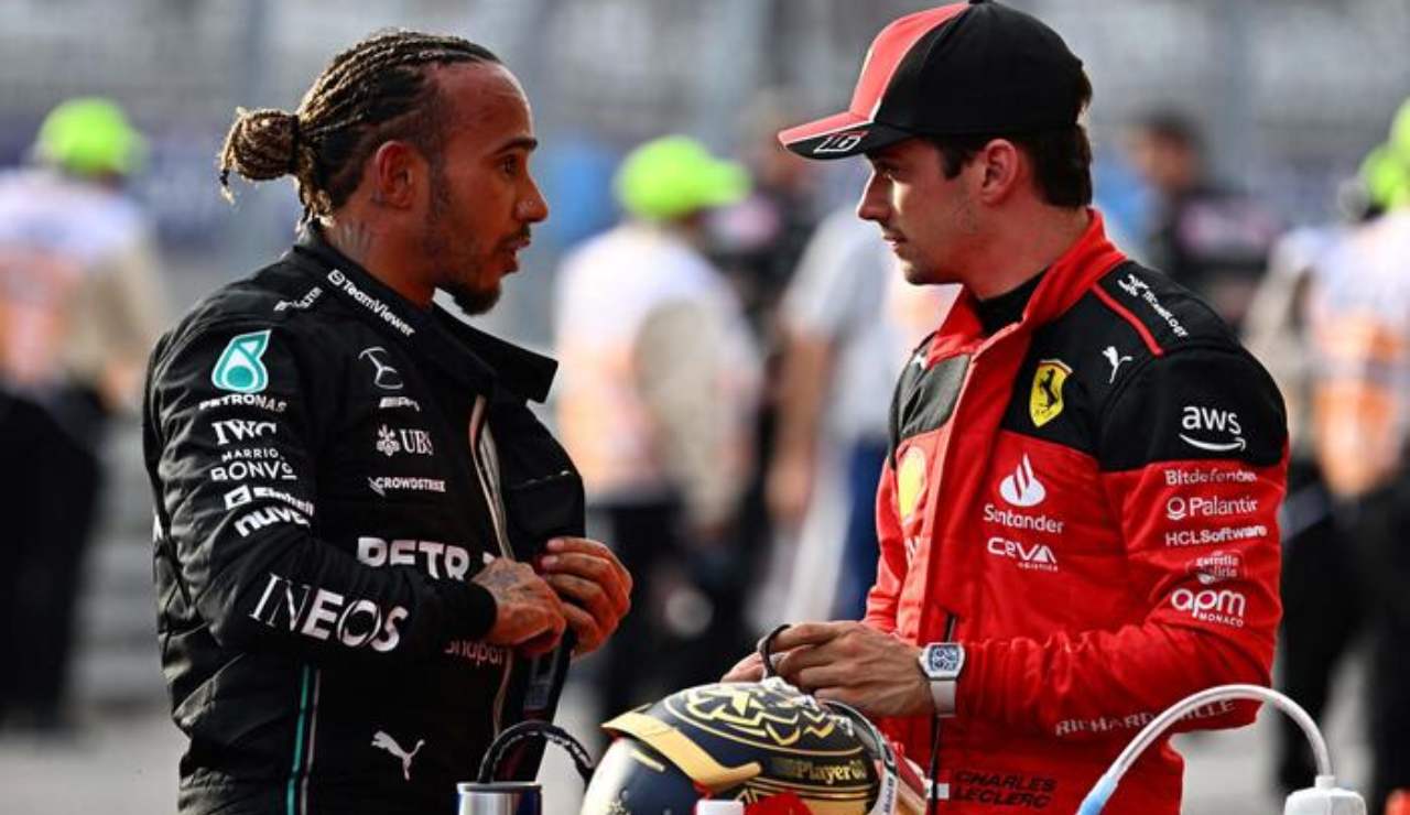 Hamilton e Leclerc compagni di squadra