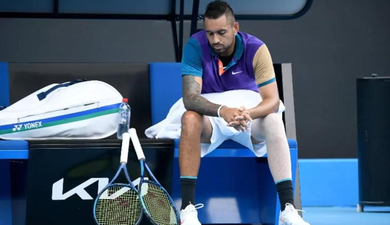 Kyrgios è disperato