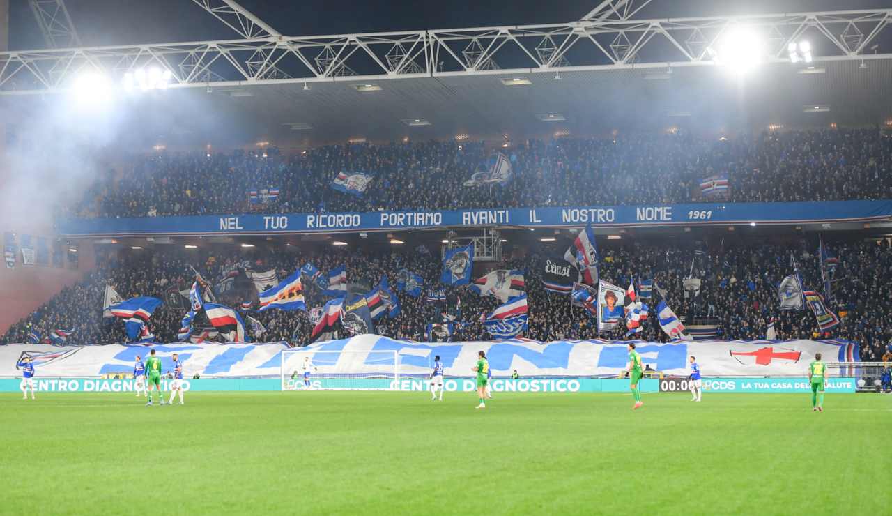 Tifosi della Sampdoria inviperiti