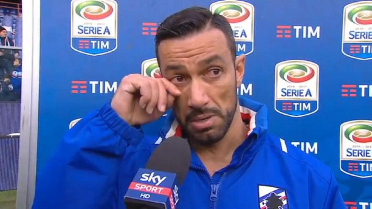 Fabio Quagliarella è disperato